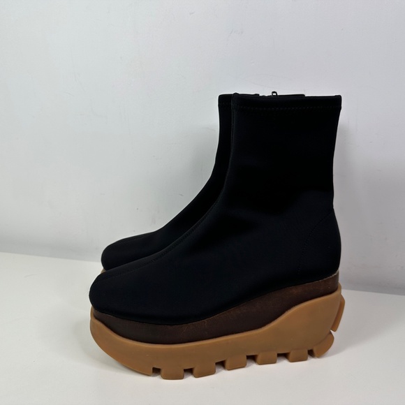 Jeffrey Campbell Hybrida Platform Boots Chunky Punk GothicNylon Size 7M - Picture 1 of 12